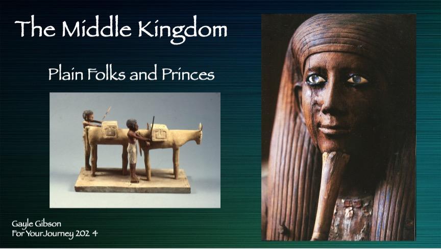 Unlock the Secrets of Ancient Egypt: Join Gayle Gibson’s Middle Kingdom Talks! - background banner